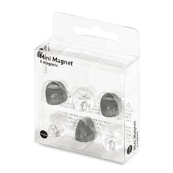Bi-Office Mini Magnets [Pack of 6]