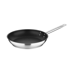 Vogue Stainless Steel Non-Stick Teflon Platinum Plus Frying Pan 28cm