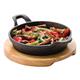 Olympia Hevea Board for Cast Iron Round Eared Dish 210mm for GJ554
