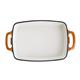 Vogue Orange Cast Iron Casserole Dish 1.8Ltr