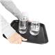 Olympia Kristallon Polypropylene Rectangular Non-Slip Tray Black 458mm