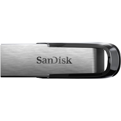 SanDisk 128GB Ultra Flair USB 3.0 Flash Drive USB Memory stick, Transfer Speeds up to 150 MB/s Black/Silver