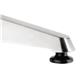 Bolero Steel and Aluminium Square Bistro Table 600mm