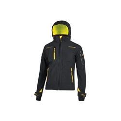 U Power Space Ladies U-Tex Soft Shell Jacket Carbon Black 3XL