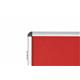 Bi-Office Enclore Display Case; Red Felt Surface; Lockable Acrylic Door; Aluminium Frame; 1160x981mm - 15x A4