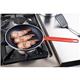 Hygiplas Aluminium Non-Stick Teflon Platinum Plus Frying Pan with Red Handle 24cm