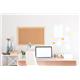 Bi-Office Earth Notice Board; Cork Surface; Prime Oak MDF Frame; 240x120cm