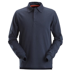 Snickers 2612 Rugby Shirt Navy Small