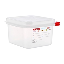 Araven Polypropylene 1/6 Gastronorm Food Storage Containers 1.7Ltr (4 pack)