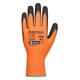 Portwest Hi Vis Grip Glove Latex M Orange/Blk (Pack of 12)