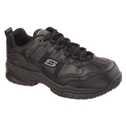 Skechers Work Relaxed Fit Soft Stride Grinnell SB FO SRC Safety Trainer Black [Size UK 7/ EU 41]