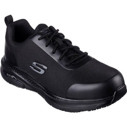 Skechers Work Arch Fit SR Ringstap S3 SRC Safety Trainer Black [Size UK 9/ EU 43]