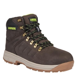 Apache Moose Jaw XTS Waterproof Leather Safety Boot Brown [Size UK 06/ EU 39]