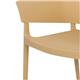 Bolero Lorenzo Cafe Chairs Warm Cream (2 pack)