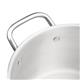 Vogue Aluminium Double Boiler Pan With Lid 24cm