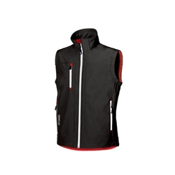 U Power Climb Soft Shell Stretch Gilet Carbon Black Medium