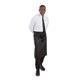 Whites Bistro Apron Polycotton Black with Pocket 900x800mm