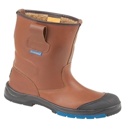 Himalayan 9105 S3 Fleece Lined HyGrip Rigger Safety Boot Brown [Size UK 12/ EU 47]