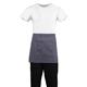 Whites Short Bistro Apron Charcoal
