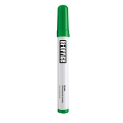 Bi-Office Drywipe Markers; Green; Box of 10