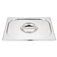 Vogue Stainless Steel Gastronorm Tray Set 2 x 1/2 with Lids