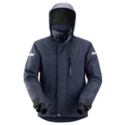 Snickers 1102 Allroundwork Waterproof 37.5 Insulated Jacket Navy/Black Xtra Small