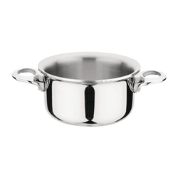 Vogue Stainless Steel & Aluminium Tri-Wall Mini Casserole 100mm
