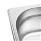 Vogue Stainless Steel Gastronorm Tray Set 9 x 1/3