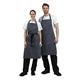Whites Butchers Stripe Bib Apron Blue/White