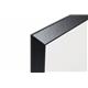 Bi-Office Kamashi Magnetic Whiteboard; Lacquered Steel Surface; MDF Frame With Black Finish; 600x450mm