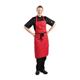 Whites Bib Apron Red