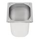 Vogue Heavy Duty Stainless Steel 1/6 Gastronorm Tray 200mm