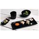 Olympia Kristallon Fusion Melamine Rice Bowls Black 120mm (6 Pack)