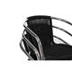 Bolero Aluminium and Black Wicker Chairs Black (4 pack)
