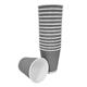 Fiesta Recyclable Coffee Cups Ripple Wall Charcoal 340ml / 12oz (25 Pack)