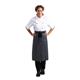 Whites Bistro Apron Blue/White Butchers Stripe 900x800mm