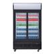 Polar G-Series Upright Sliding Door Display Cooler with Light Box 950Ltr Black