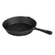 Vogue Round Cast Iron Ribbed Skillet Pan 26cm