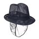 Trilby Hat with Snood Navy Blue L