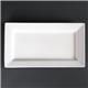 Olympia Lumina Wide Rim Rectangular Plates White 310mm (2 pack)