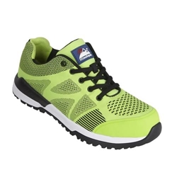 Himalayan Bounce Lime Metal Free Safety Trainers Size UK 6.5 [EU 40]
