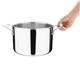 Vogue Stainless Steel & Aluminium Tri-Wall Stew Pan 240mm