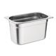 Vogue Stainless Steel Gastronorm Tray Set 4 1/4 with Lids
