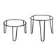 Olympia Non-Slip Riser Round Black Wire 210x120mm