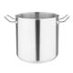 Vogue Stainless Steel Deep Stock Pot 24cm