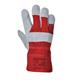 A220 - Leather Rigger 130 Cow Split Glove Red - XXL