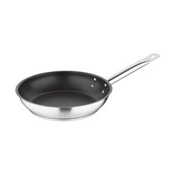 Vogue Stainless Steel Non-Stick Teflon Platinum Plus Frying Pan 24cm