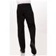 Chef Works Men's Lightweight Slim Trouser Black Size XL