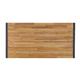 Bolero Acacia Wood and Steel Rectangular Industrial Table 1800mm