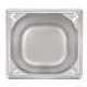 Vogue Heavy Duty Stainless Steel 1/6 Gastronorm Tray 200mm